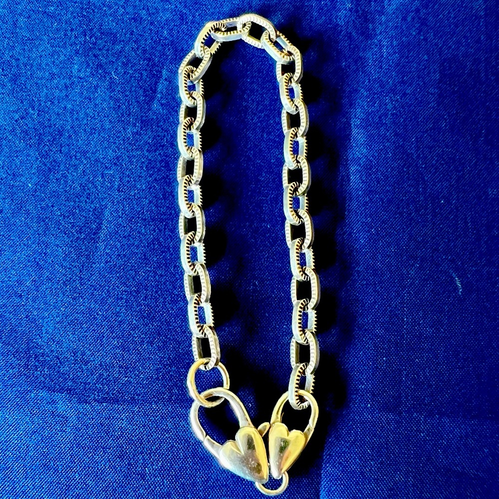 Brighton Charm Bracelet Chain Silver Plated Slide On or Clip Charms